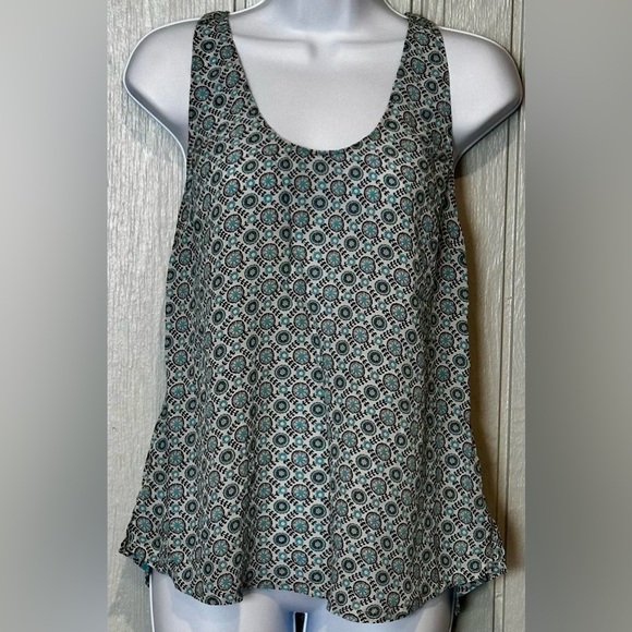 Joie Tops - Joie 100% Silk Patterned Tank Top - FINAL PRICE